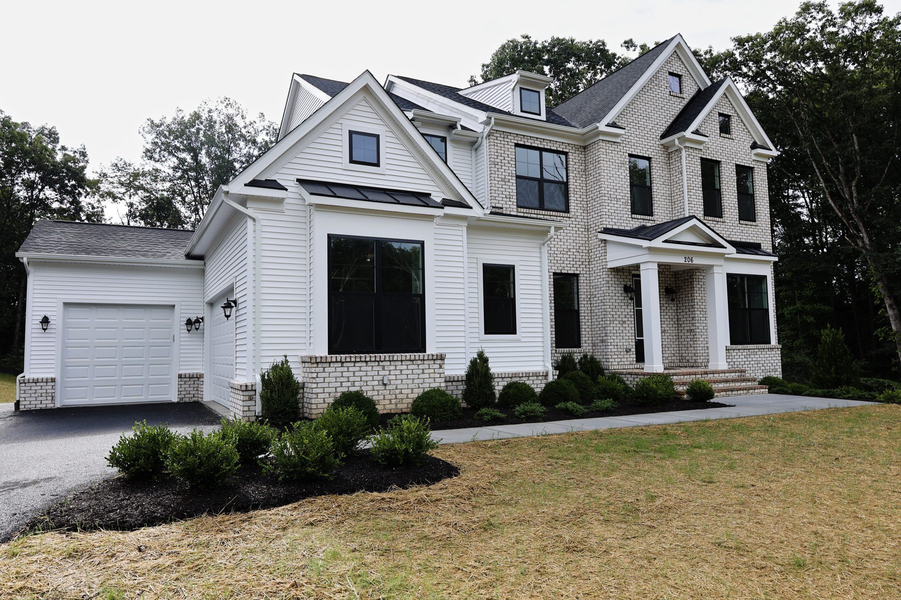 New custom home exterior